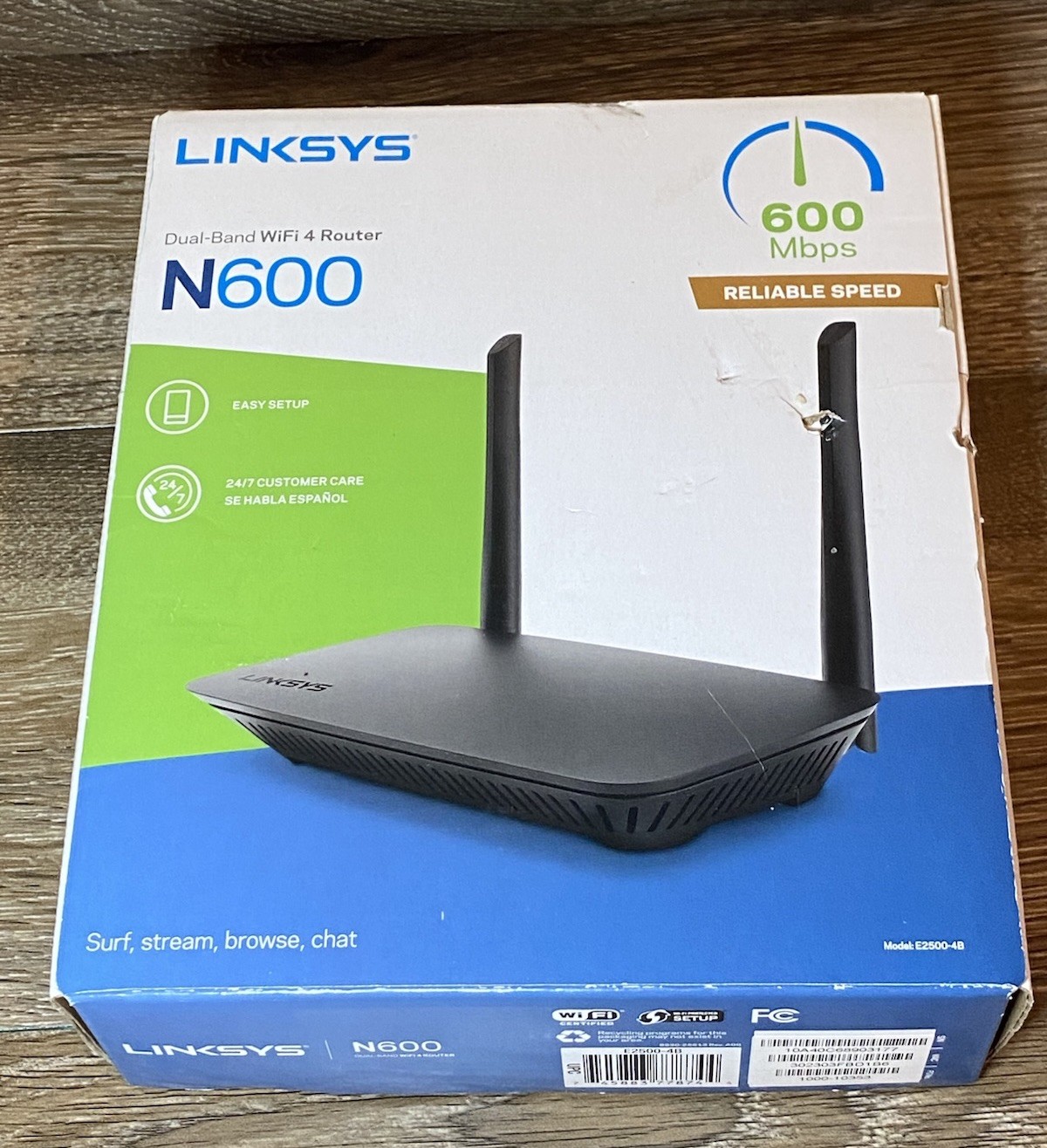 Linksys N600 Dual-Band Wi-Fi Router