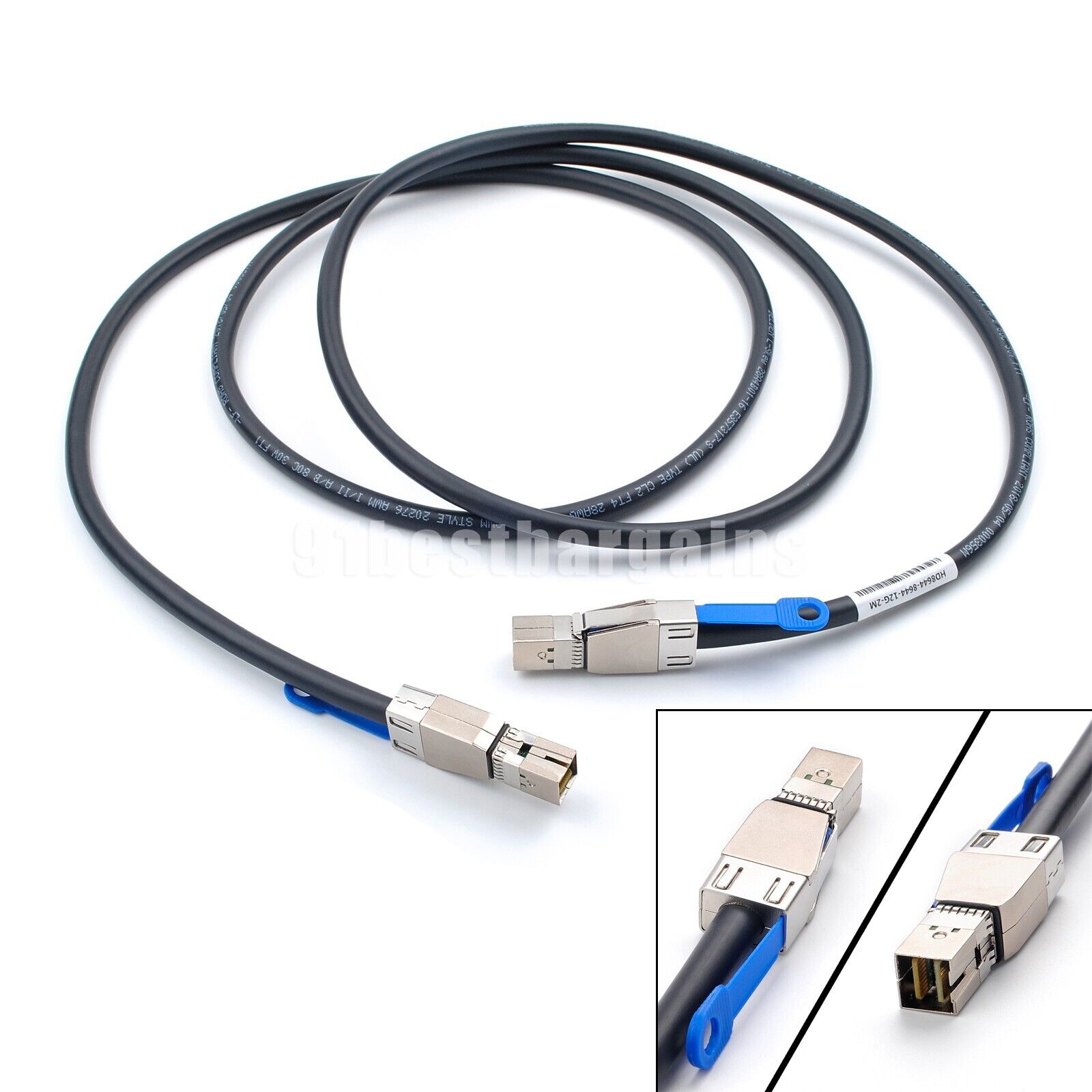 0GYK61 GYK61 For Dell 12gb 6ft SFF-8644 to SFF-8644 External HD Mini SAS Cable