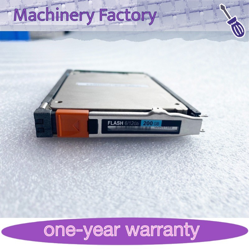 Used EMC D3-2S12FX-200 005051589 005051585 200GB SAS SSD Hard Drive
