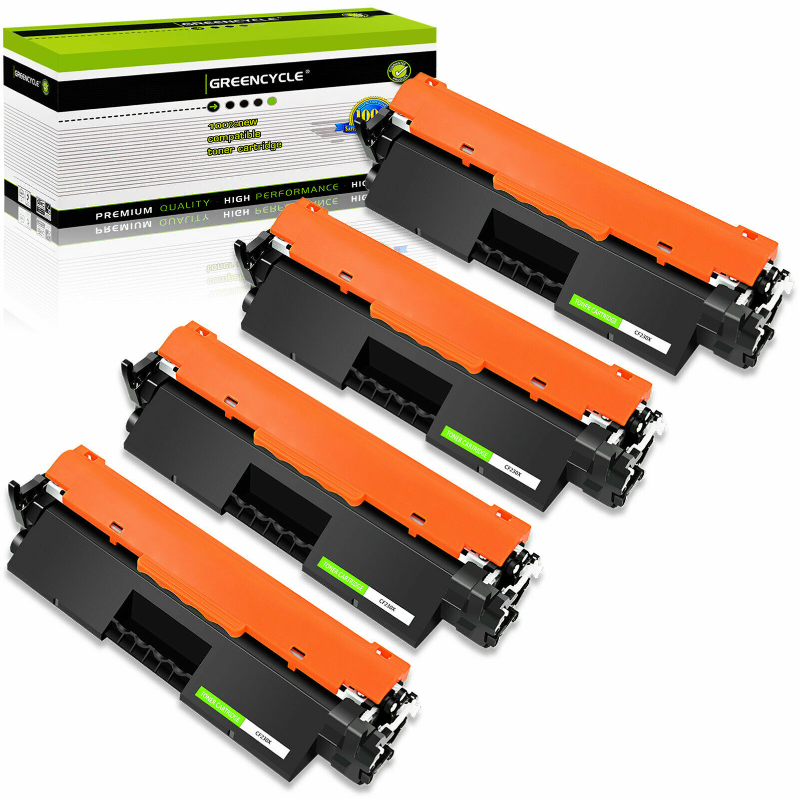 4PK Black CF230X 30X Toner Cartridge fit for HP LaserJet Pro MFP M227sdn M227fdw