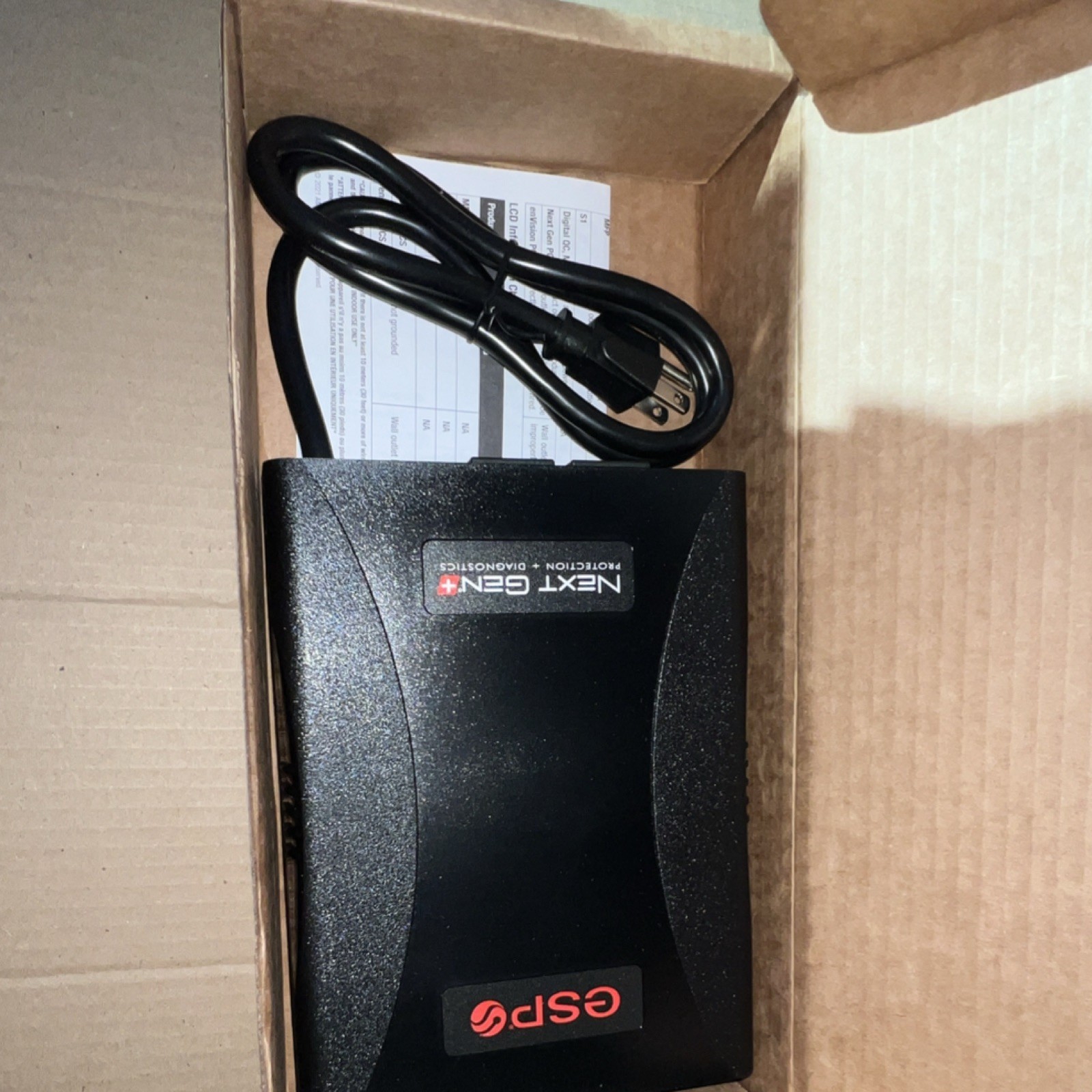 ESP XG-PCS-150 RIC Power Distribution Unit 2 Outlets 120V Wiring Fault Indicator