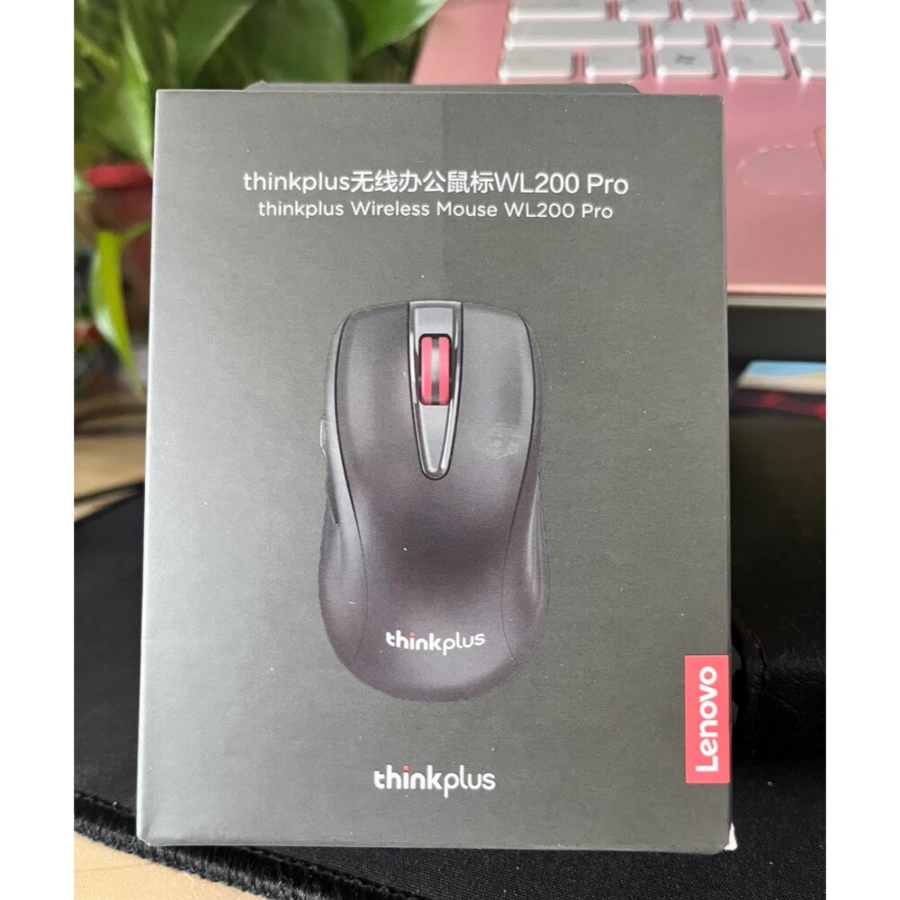 Original Lenovo Thinkplus WL200 Pro 2.4G Wireless Mouse Mice For PC Laptop