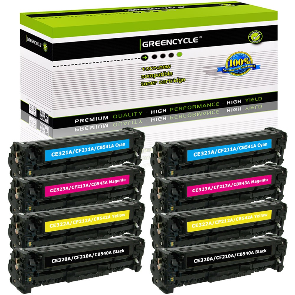 8 Toner Set BK/C/Y/M CRG131 For Canon 131 ImageClass LBP-5050 LBP-5050n MF628CW