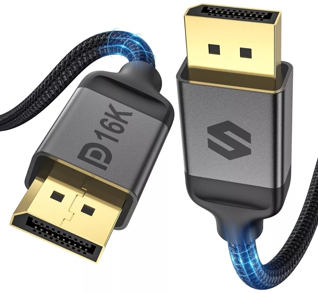 Silkland 16K DisplayPort 2.1 Cable [VESA Certified], DP 2.0 Cable [16K@60Hz]