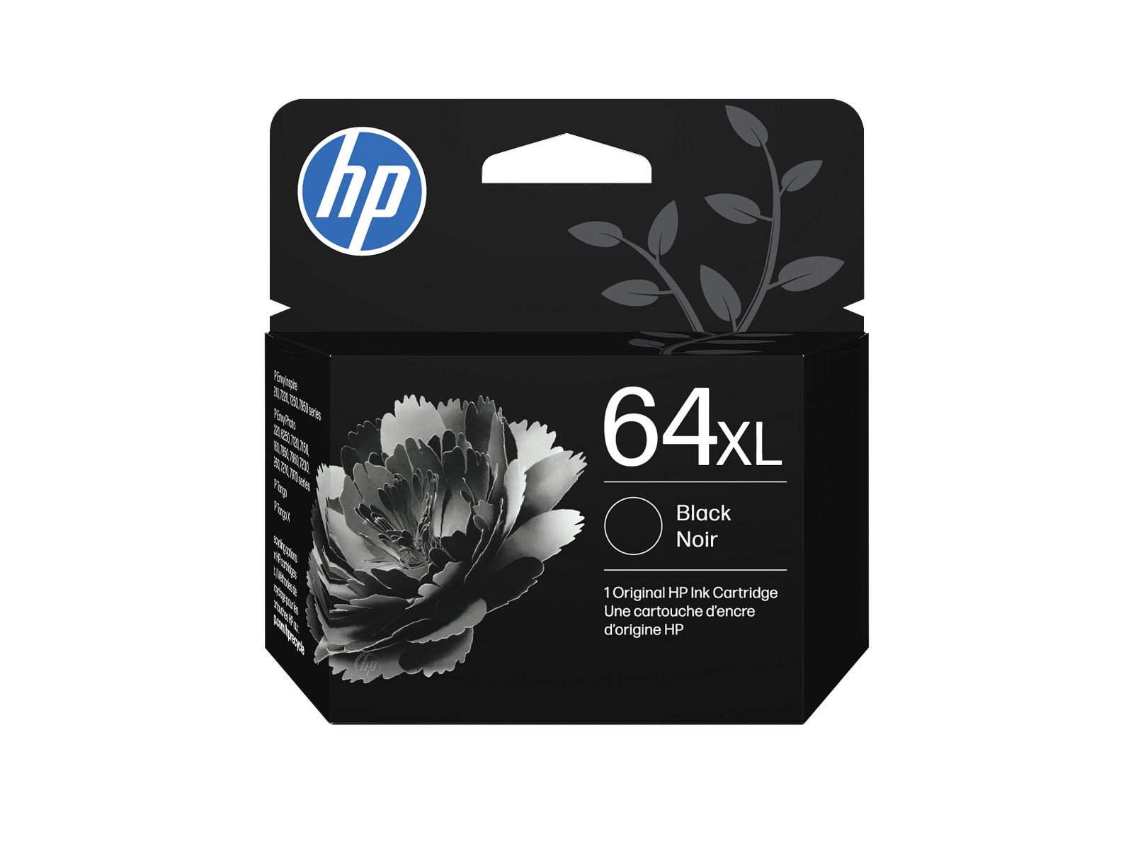 HP 64XL High Yield Black Original Ink Cartridge, ~600 pages, N9J92AN#140