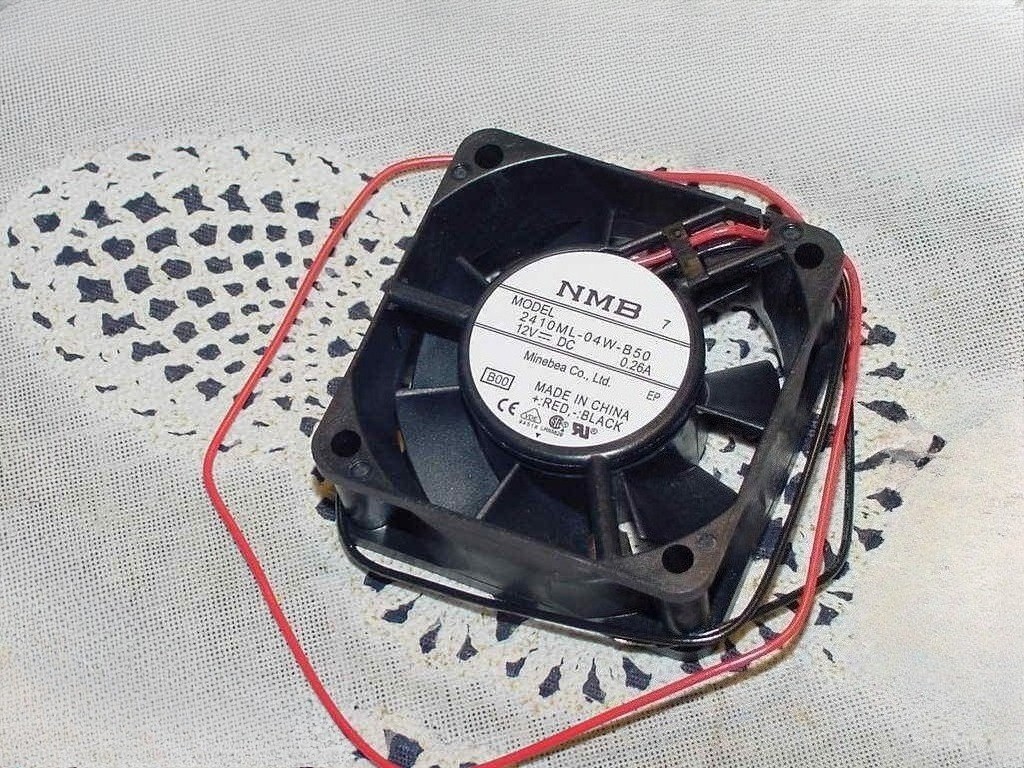 NEW NMB 2410ML-04W-B50 12V DC Square Axial Cooling Fan Ball 23.3CFM 60x60mm