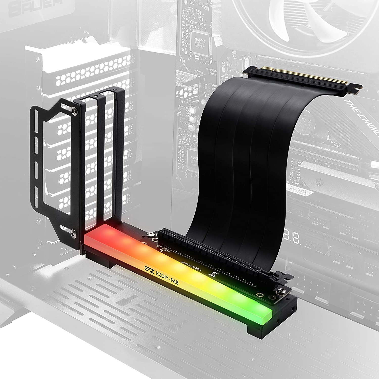 Soporte vertical para tarjeta gráfica con LED ARGB 5V 3Pin