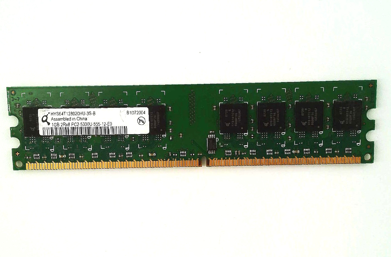 Qimonda (Infineon) 🔧 1GB DDR2-667 (PC2-5300U) Desktop Memory Module 🟥 ☆