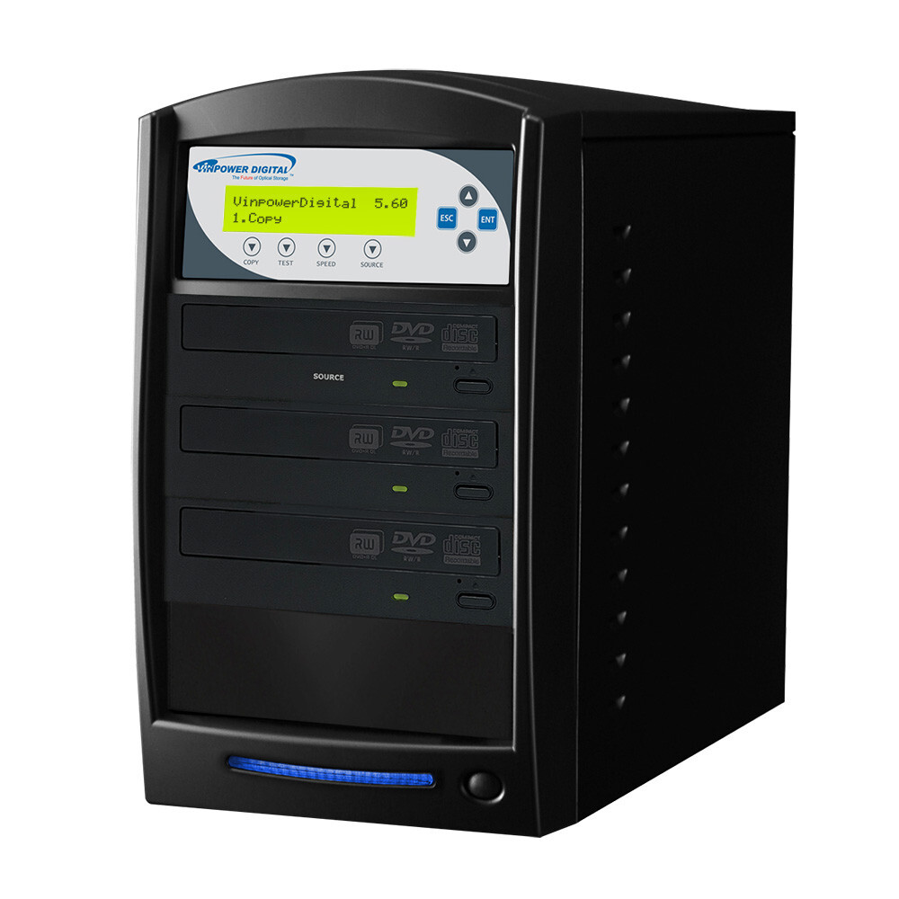 SharkCopier 2 Target 24X CD DVD Duplicator Copier Tower with 2 TB HDD + USB 3.0