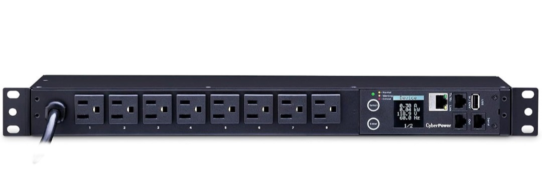 CyberPower PDU31001 Monitored PDU 15A SNMP 5 15P / 