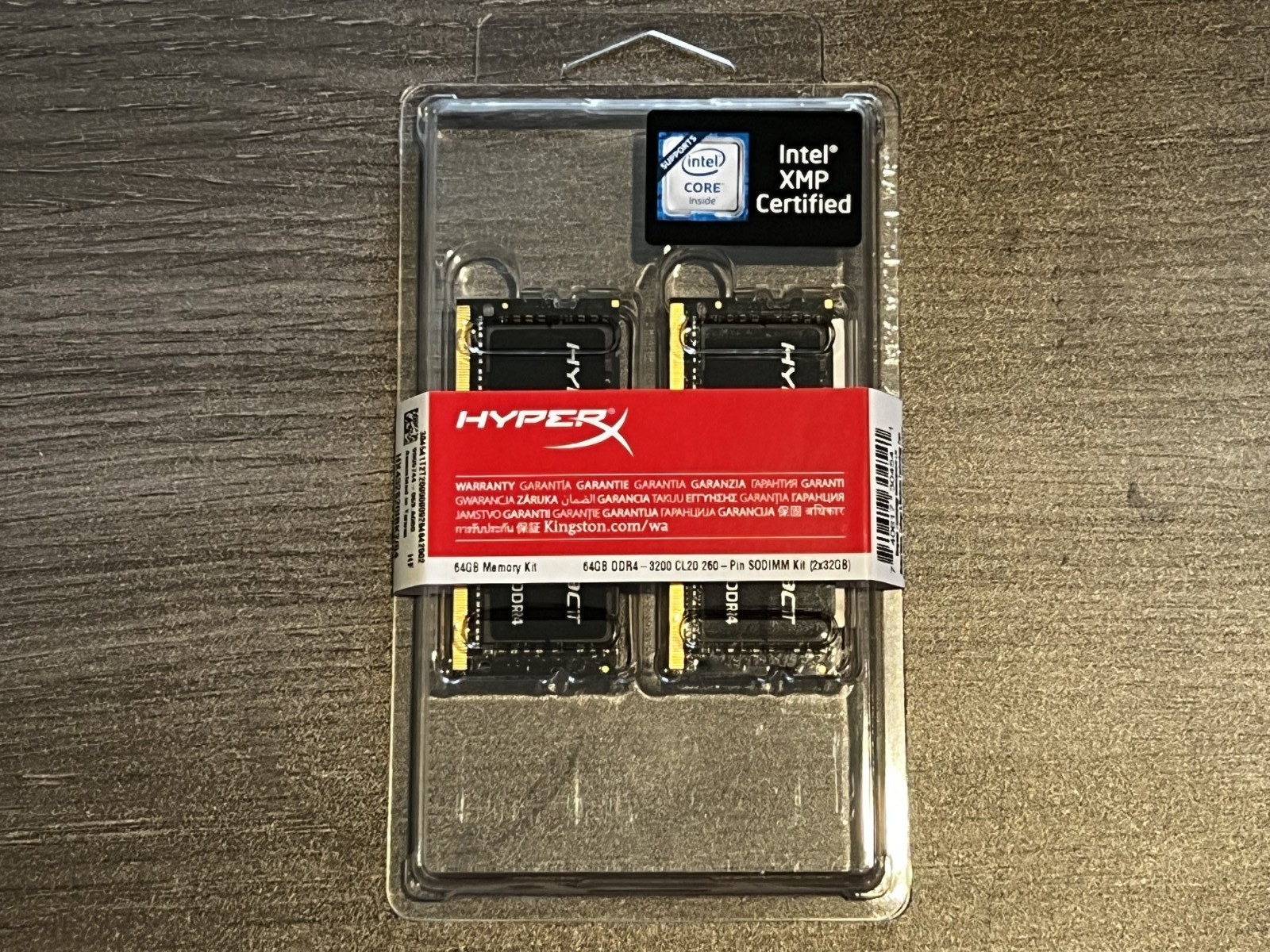 HyperX Impact 64GB (2x32GB) DDR4-3200 CL20 SODIMM Laptop RAM HX432S20IBK2/64 NEW