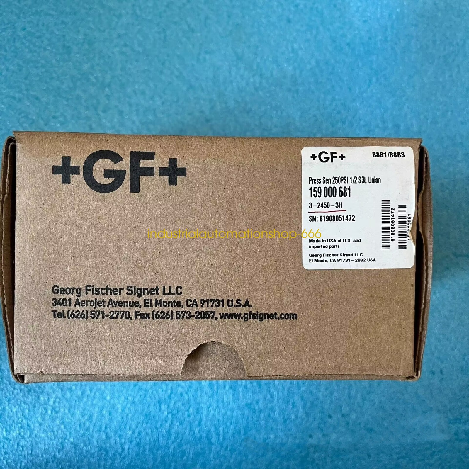 1PC NEW +GF+ 3-2450-3H 159000681 Pressure sensor Via DHL or FedEX