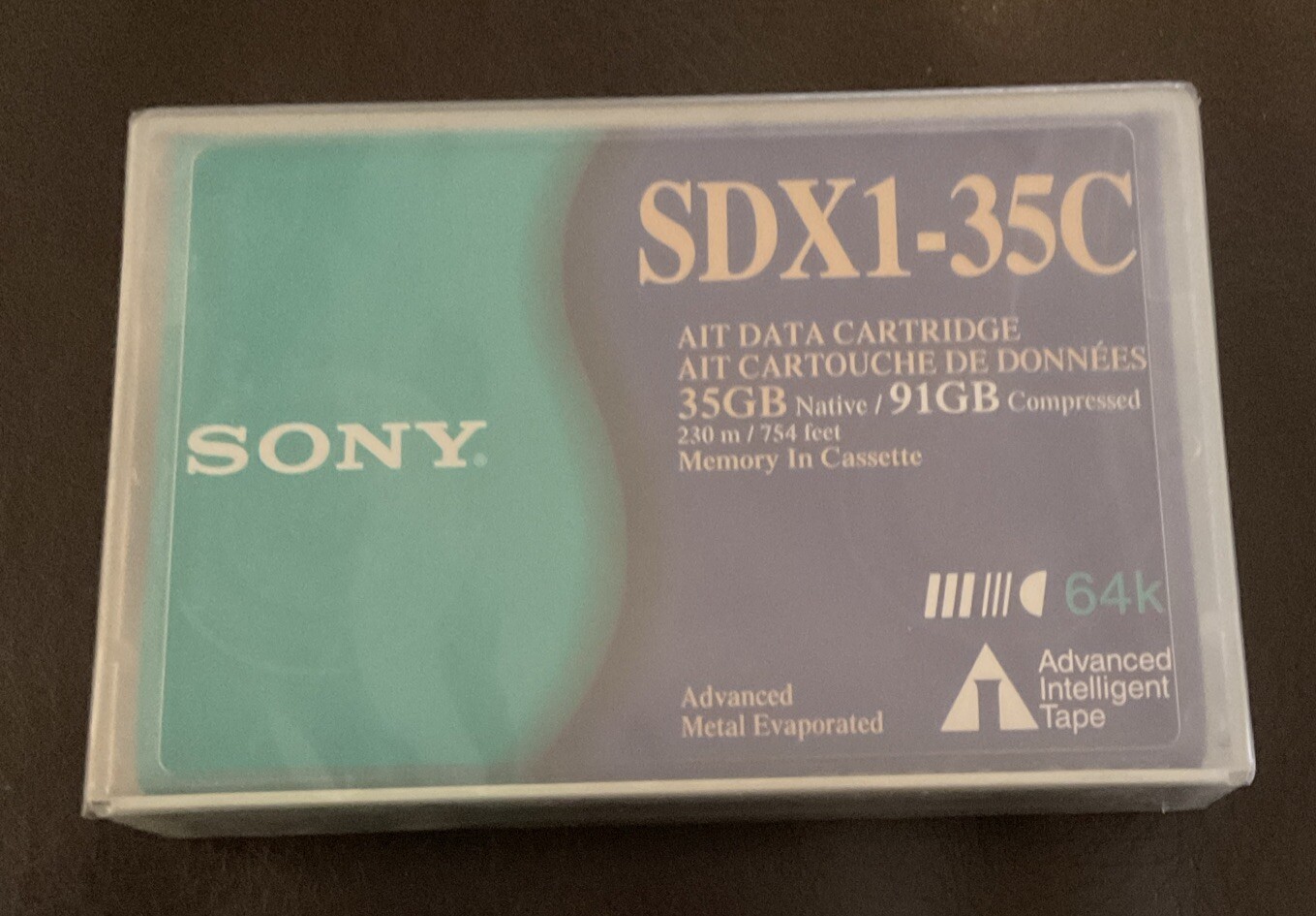Sony SDX1-35C AIT-1 35/91GB 230m Tape Media Data Cartridge NOS/Sealed