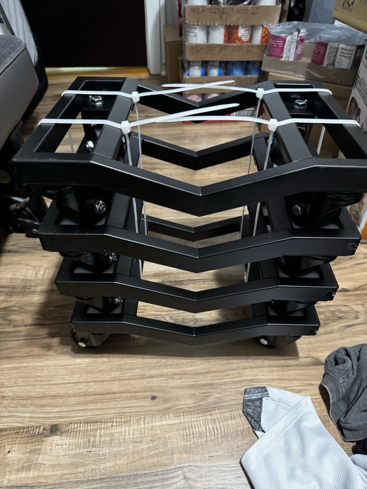 Black Metal Computer Drive Bay Caddy Mounting Tray Caddies Stack Lot