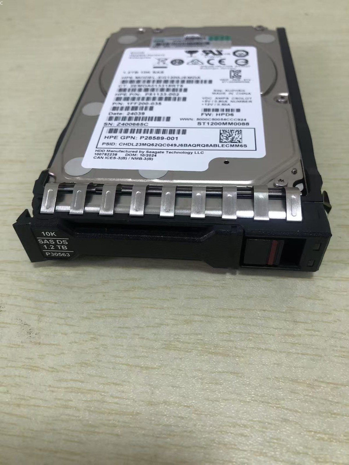 NEW HP 1.2TB 10K SAS 12G 2.5" HotPlug HDD P30563-001 P28586-B21 For G10+ G11 G12