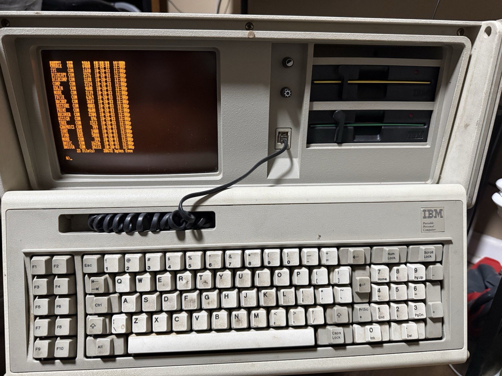 IBM Portable Personal Computer Vintage Portable PC (Portable Computer Model) 