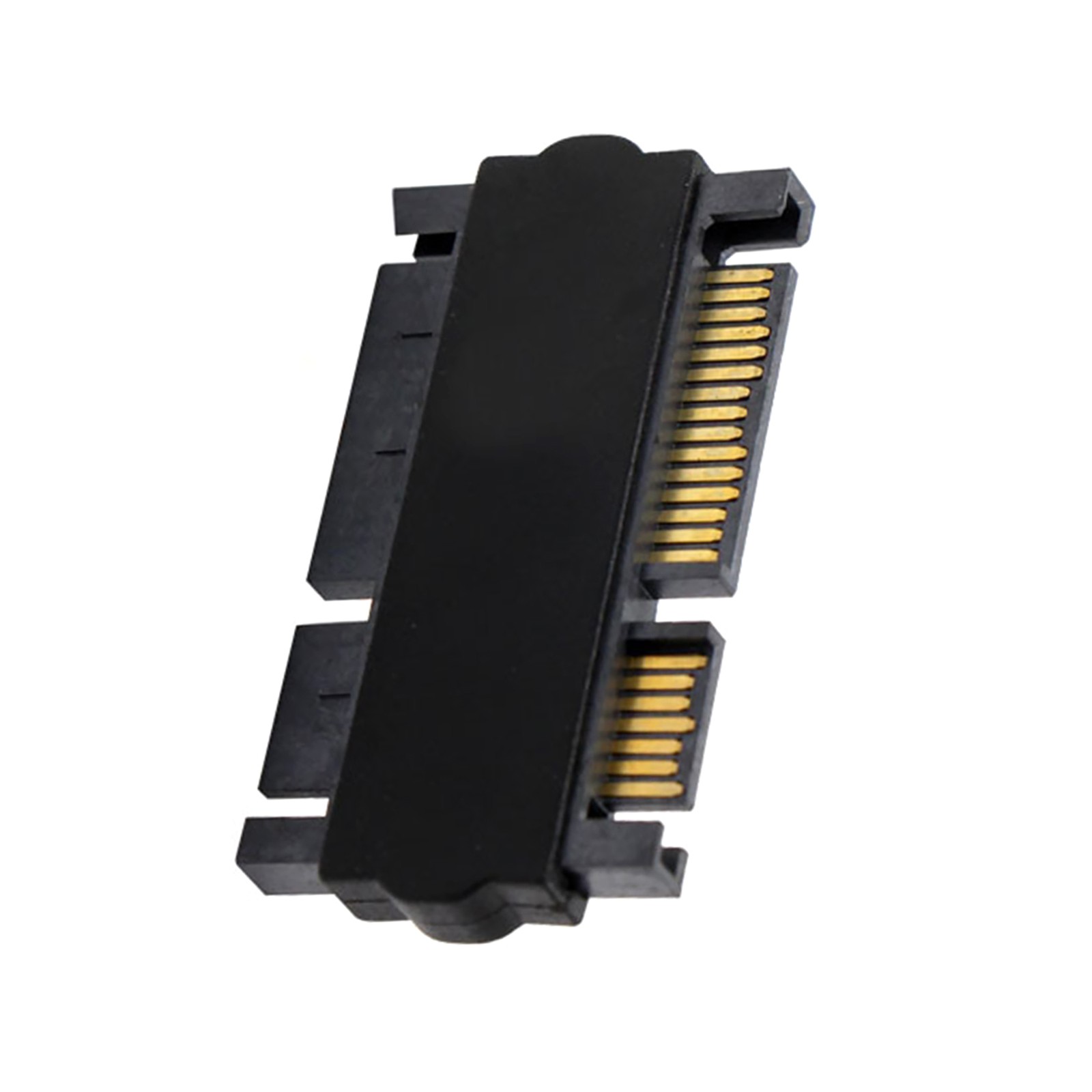 SATA 22Pin 7+15 Male To 22Pin 7+15 Male Extension Convertor Straight Adapter K
