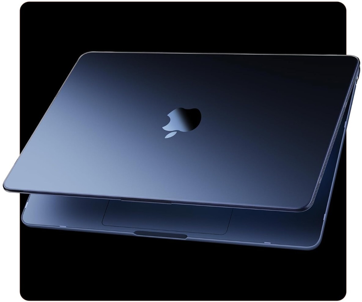 Hard Shell + Translucent Keyboard Cover for MacBook Air 13.6" 