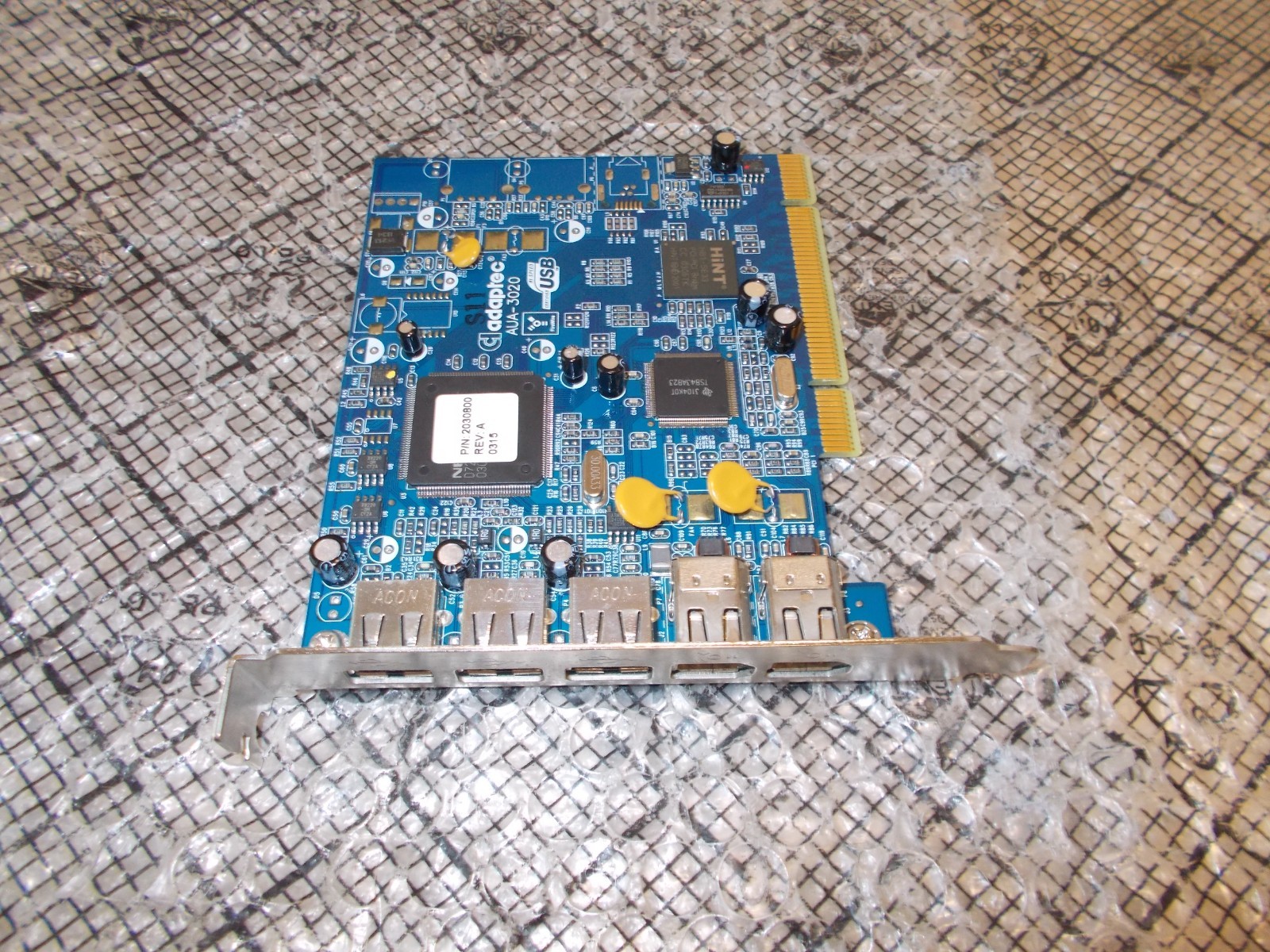 Adaptec Duo Connect AUA-3020 5 Port (3+2) USB 2.0 + Firewire PCI Adapter Card