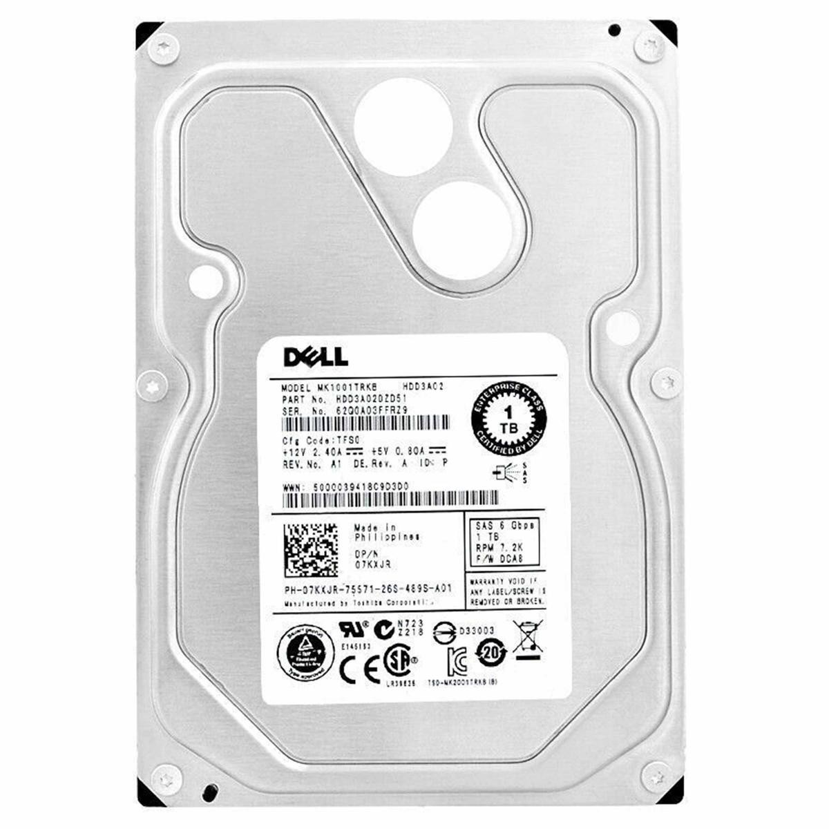 Toshiba MK1001TRKB 1TB HDD 3.5" SAS Hard Disk Server 1000GB Hard Drive