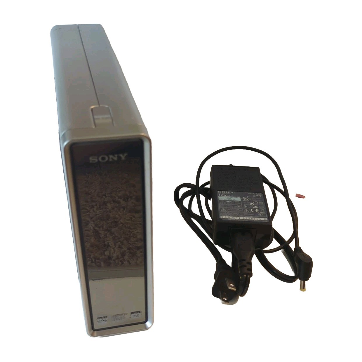 Sony DRX-840U USB External DVD/CD Rewritable Drive PC w/Power Adapter - TESTED