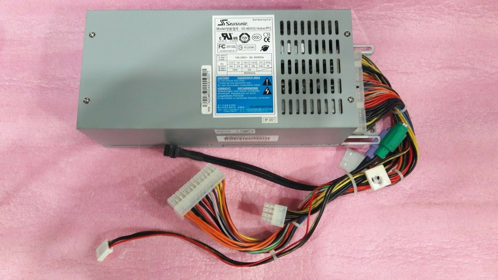 Seasonic SS-460H2U Active PFC 460W 2U Server Power Supply - B2612
