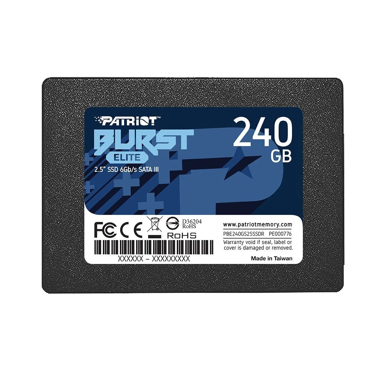 Patriot Burst Elite 240GB 2.5" SATA3 6GB/s Internal Solid State Drive 100%