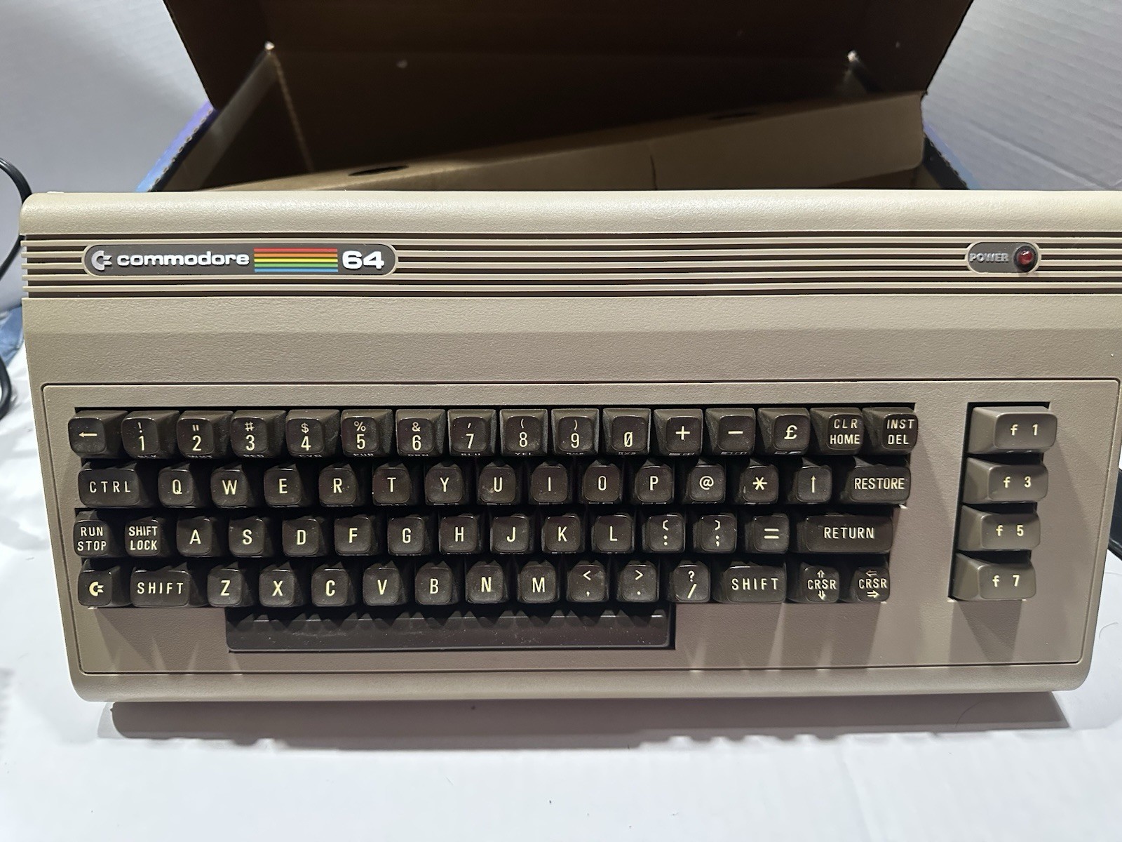 Vintage Commodore 64 Computer C64 Boxed w/ PSU & Original Paperwork Untested