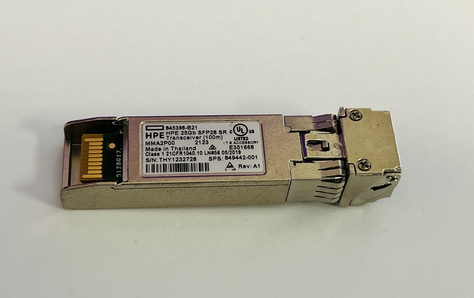 845398-B21 HPE 25GB SFP28 SR 100M TRANSCEIVER 849442-001 FTLF8536P4BCL-HP