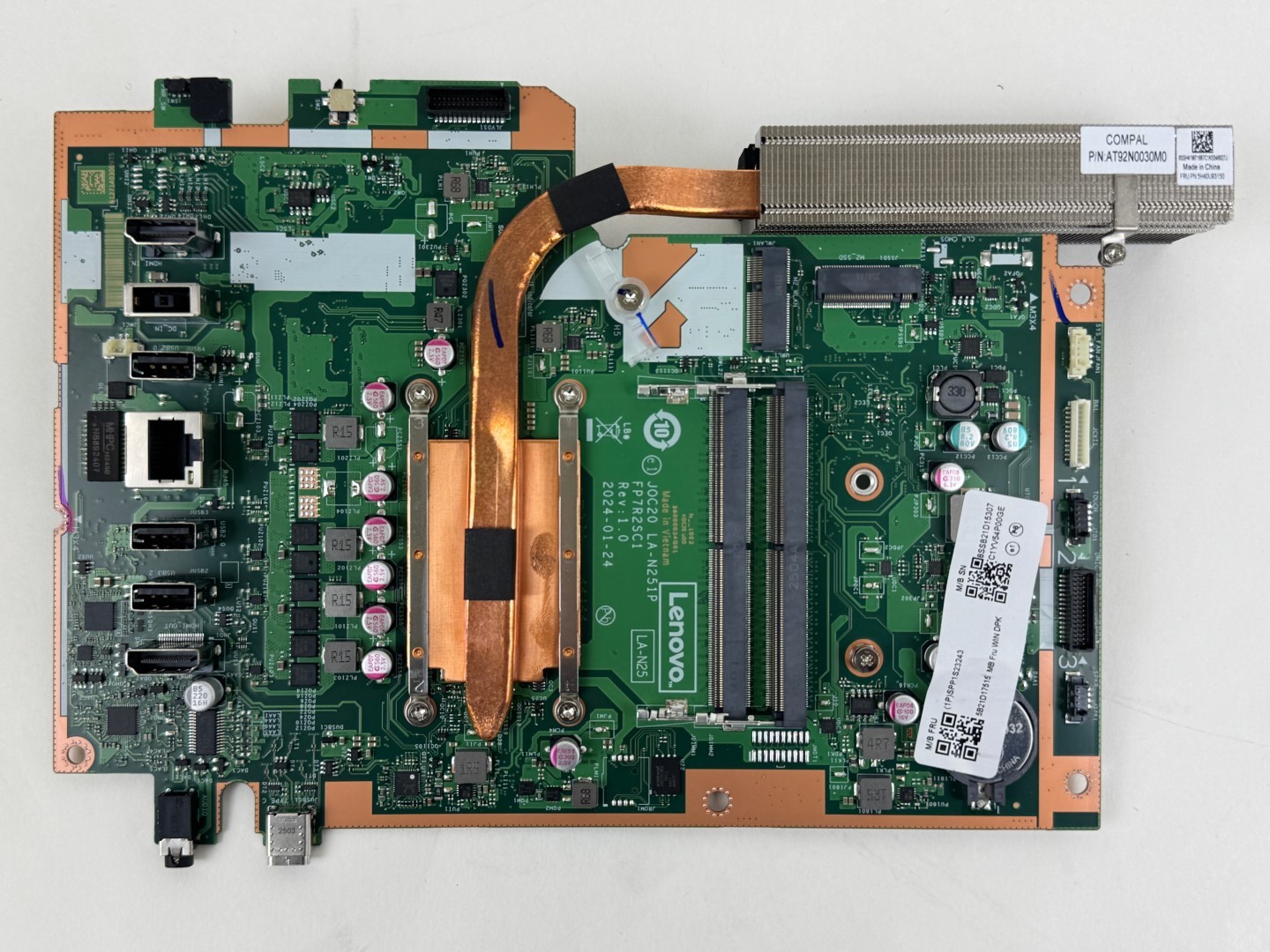 Ryzen 5 8645HS Motherboard 5B21D17515 for Lenovo IdeaCentre AIO 3 27ARR9 F0HQ