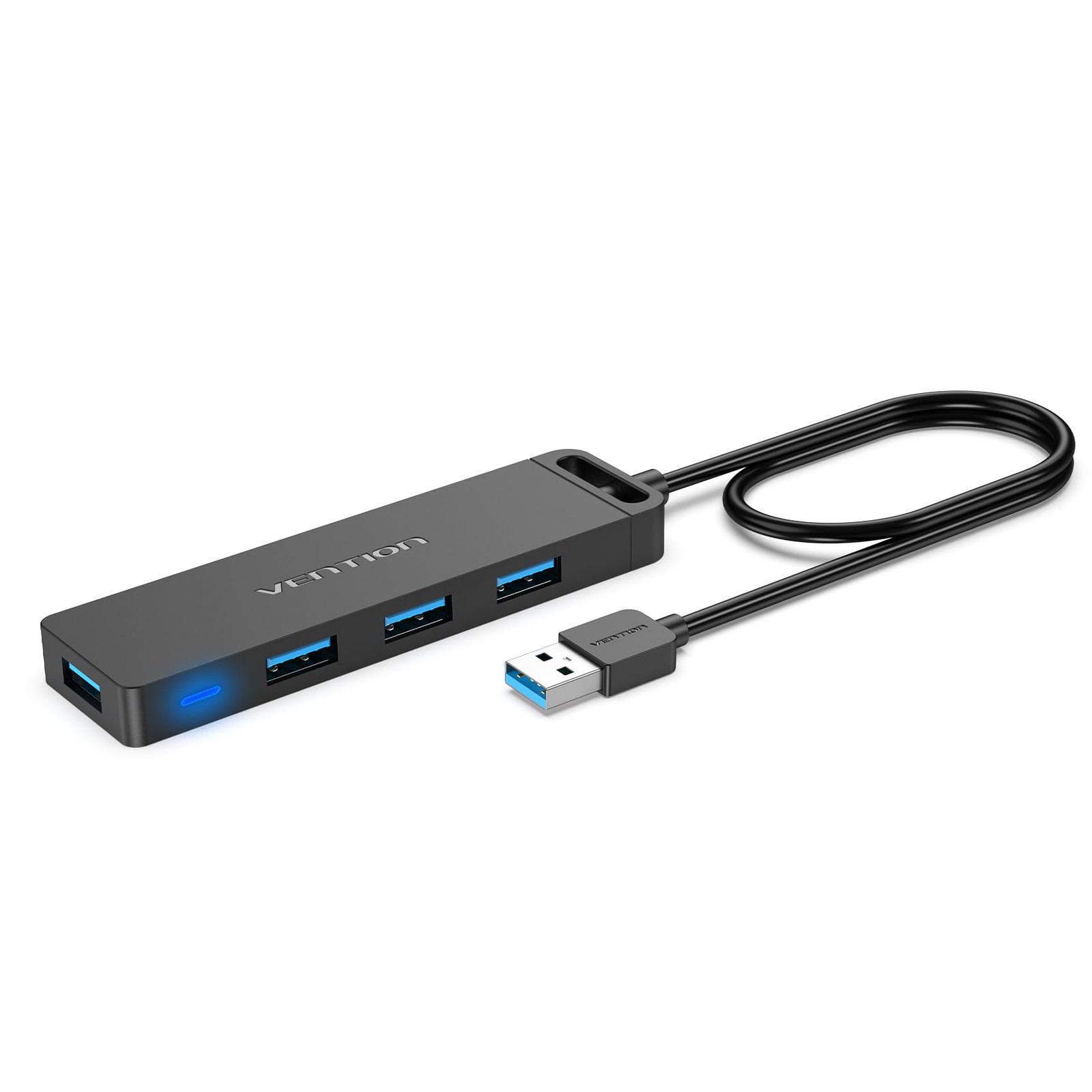 USB Hub VENTION 4-Port 3.0 1.5FT Ultra-Slim Data 1.5FT, 