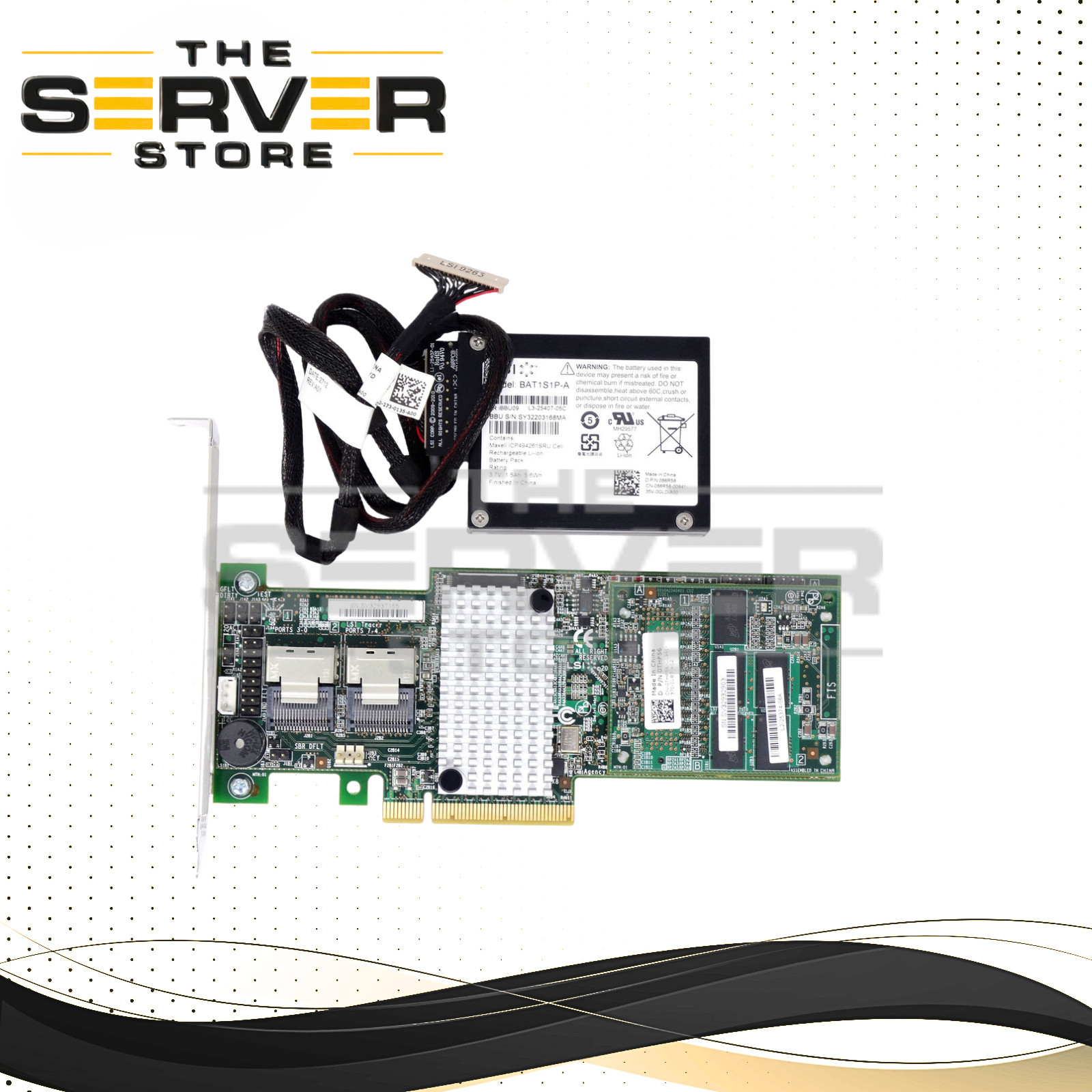 Dell LSI 9265-8I 6G 1GB 8-Port PCIe SAS SATA Raid Controller Card 0PRMX8 PRMX8
