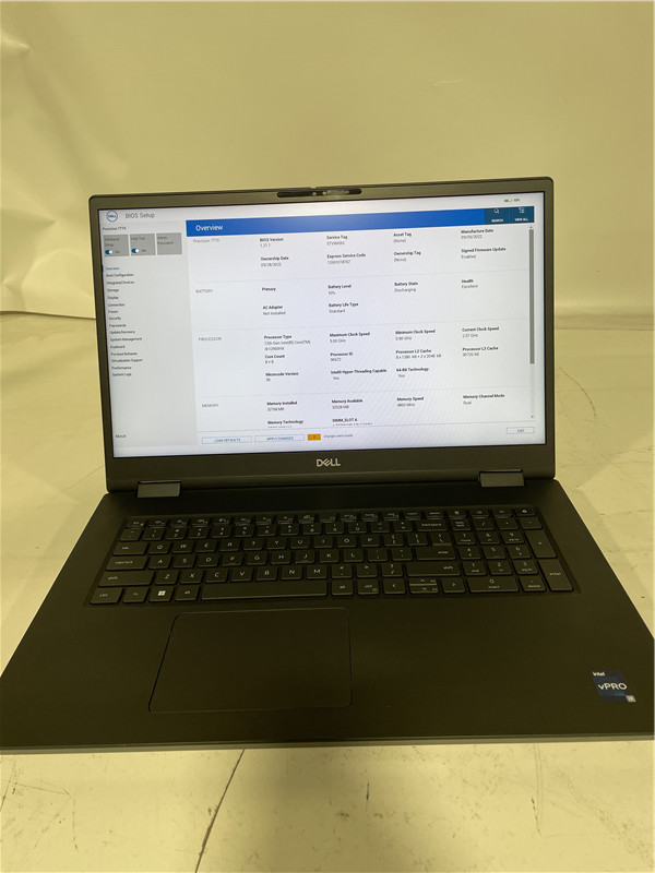 Dell Precision 7770 Laptop i9-12950HX 32GB DDR5 No HDD Windows 11 COA