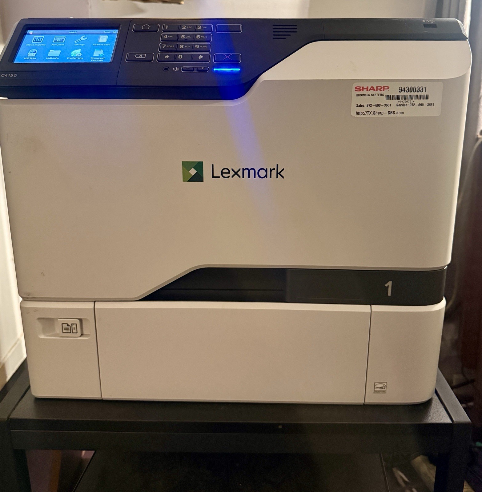 Lexmark C4150 Color Laser Printer | 100% Genuine Toner| Ultra Low 10k Page Count
