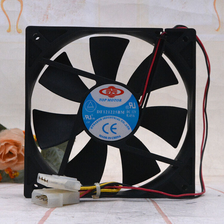 1 pcs TOPMOTOR 12V 0.45A DF121225BM 12025 computer power cooling fan