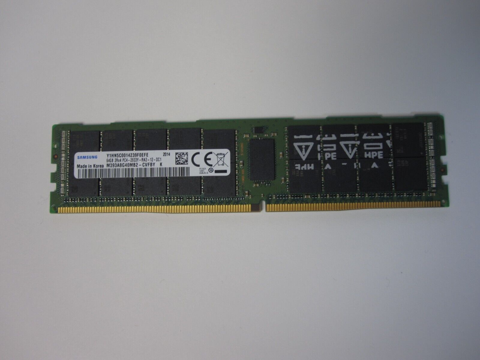 New HPE Samsung 64GB DDR4 2Rx4 PC4-2933Y Workstation Server Registered Memory