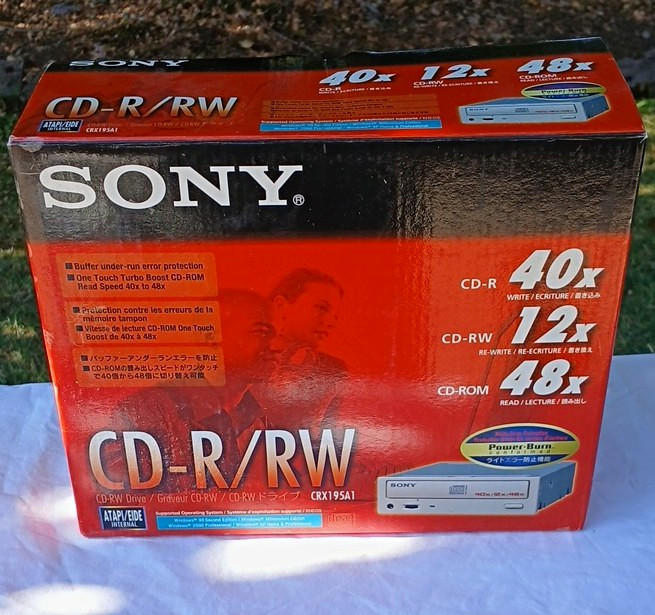 Sony CRX195A1 ATAPI/EIDE Internal CD-R/RW Drive 40x/48x Gray 5.25"