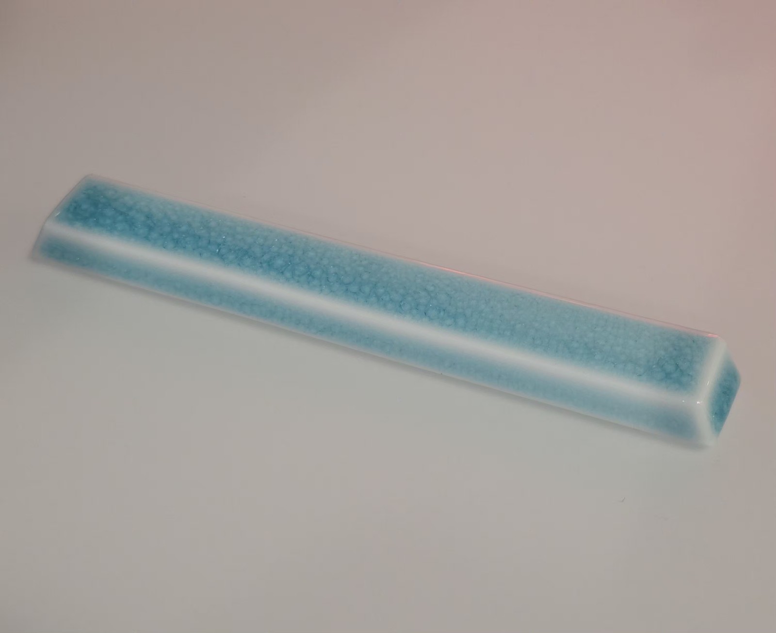 crazed blue cerakeys ceramic Space Bar Mechanical Keyboard NEW