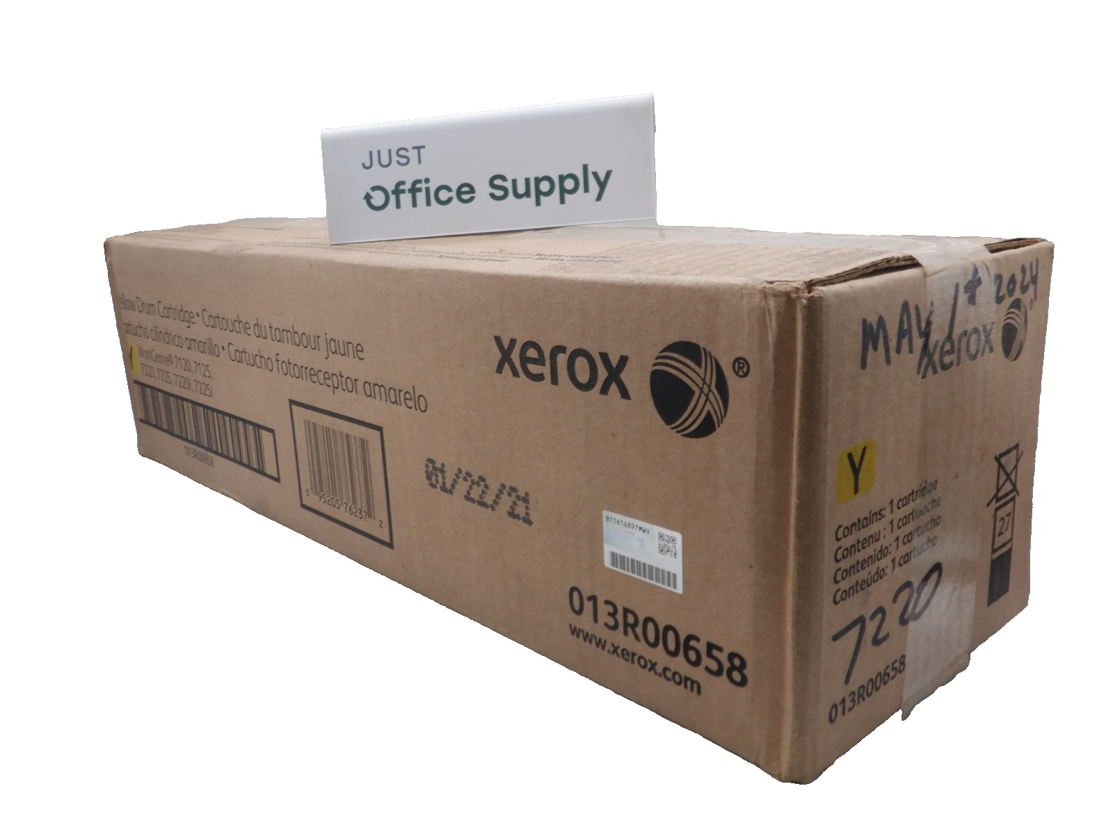 Genuine Xerox 013R00658 Yellow Drum Toner Cartridge F.Shipping *OPEN BOX