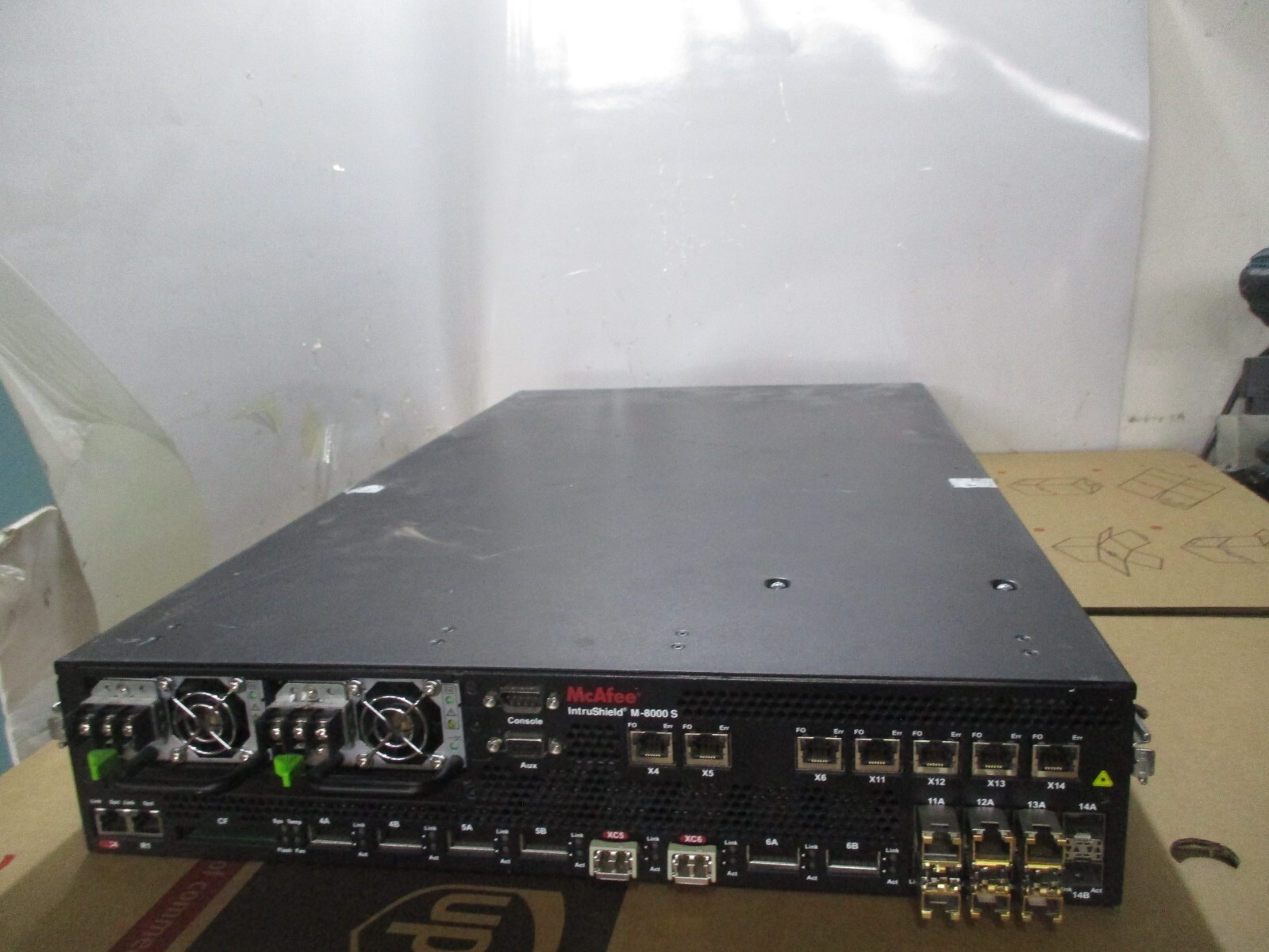 MCAFEE INTRUSHIEID M-8000 S NETWORK SECURITY PLATFORM