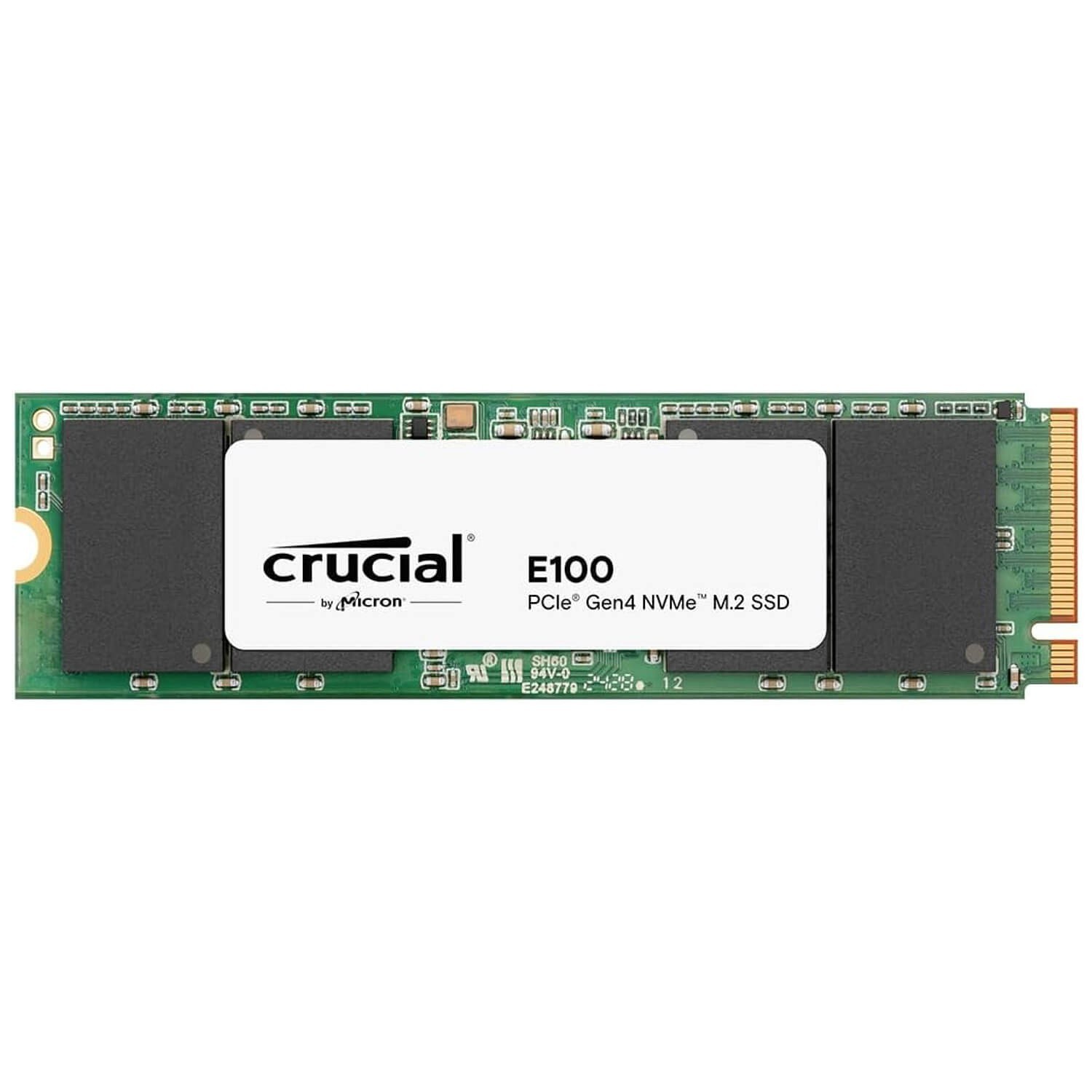 Crucial E100 1TB PCIe 4.0 Gen4 2280 NVMe M.2 2280 SSD 3D NAND Flash 80TBW