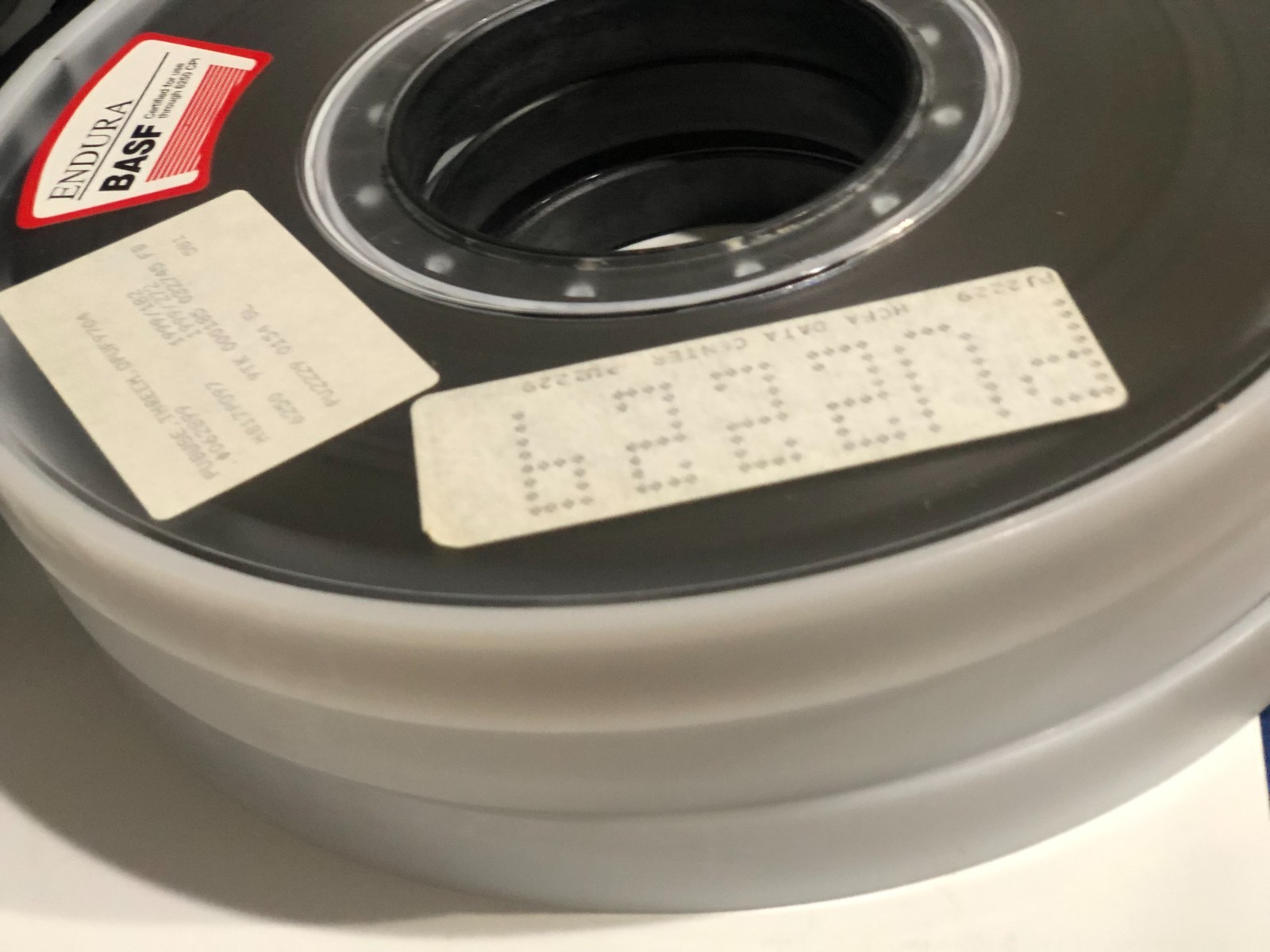 USED BASF Endura Mainframe 9-Track Reel Computer Data Tape 6250 Lot of 3