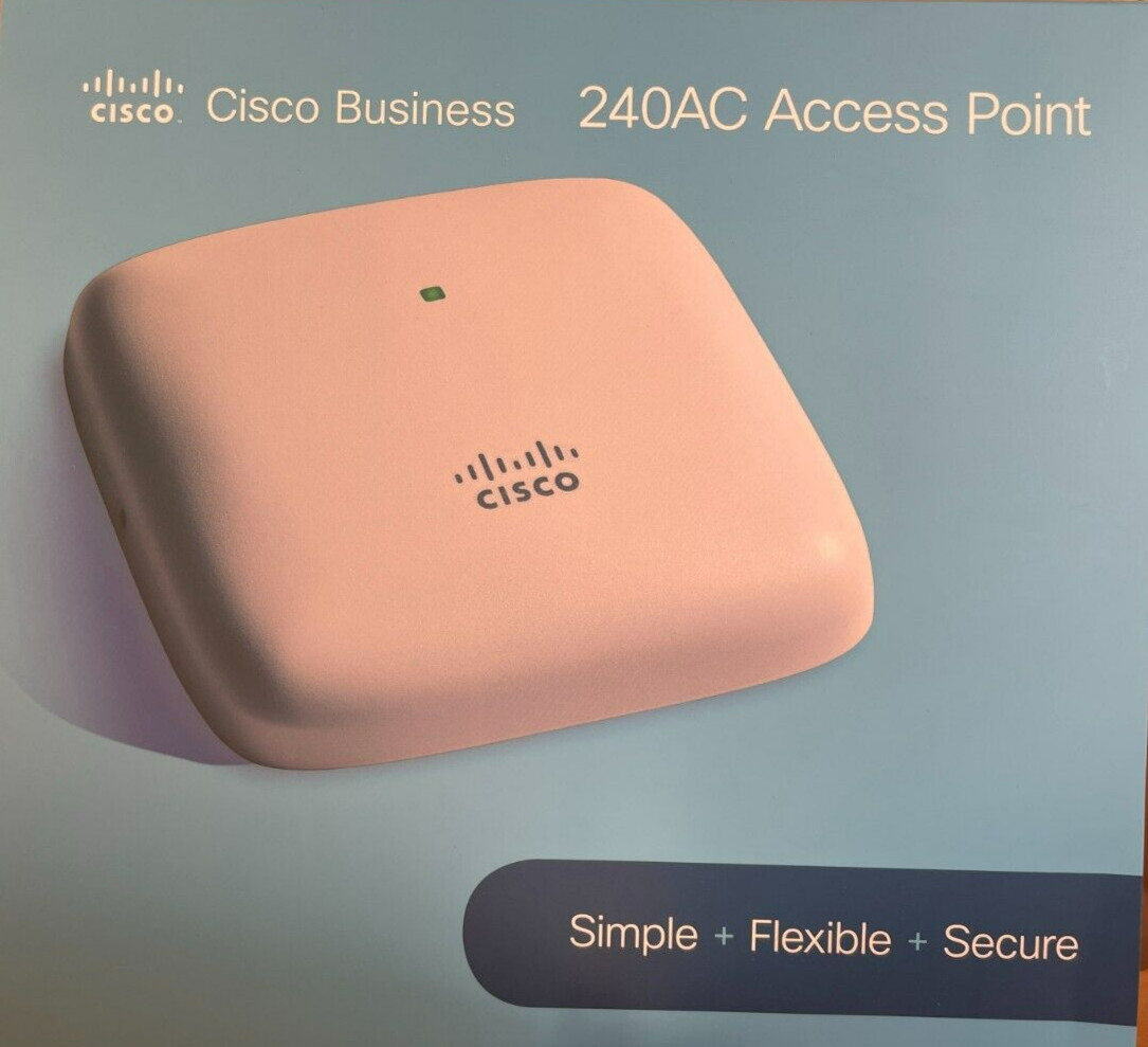 Cisco - CBW240AC-B - 240AC IEEE 802.11ac 1.69 Gbit/s Wireless Access Point