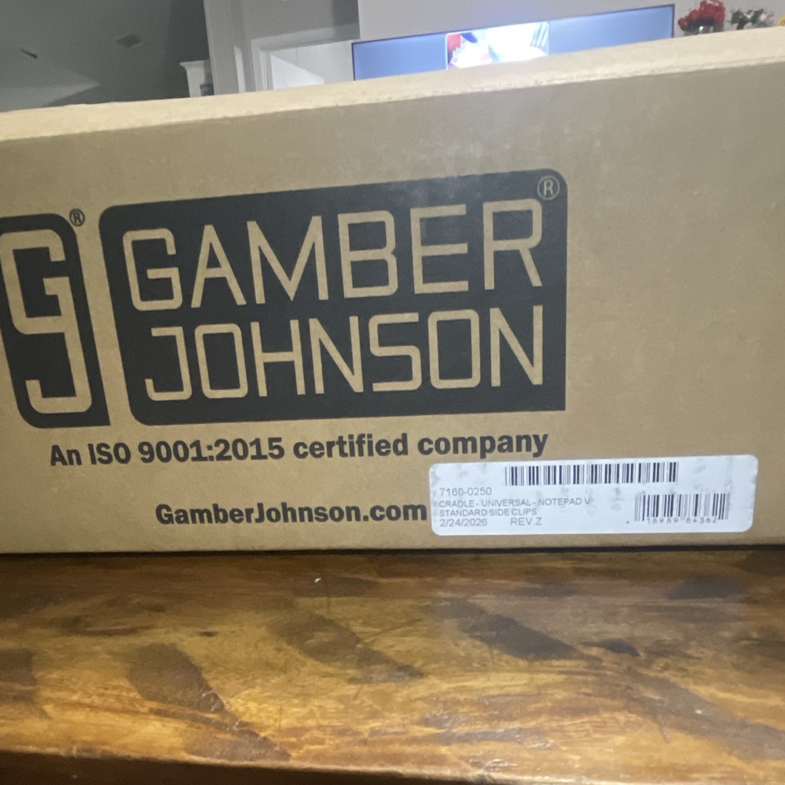 Gamber-Johnson NotePad VI Universal Computer Case Holder/Mount 7160-0250