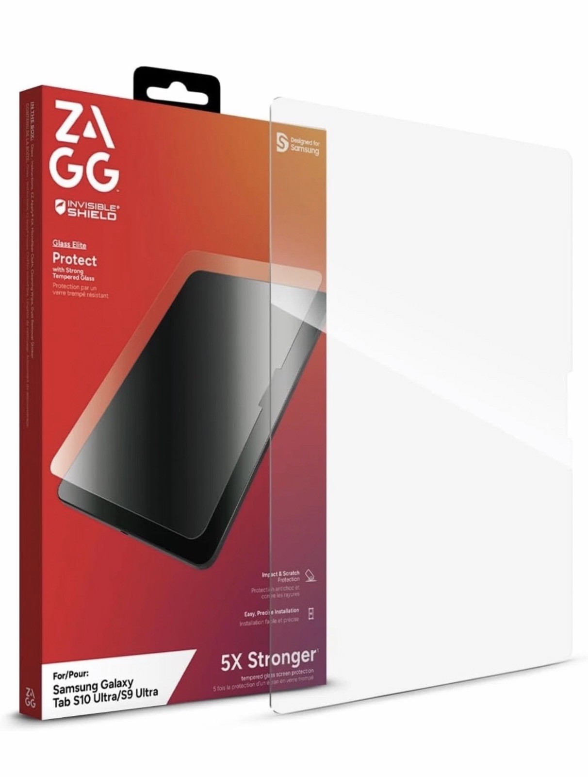 ZAGG Glass Elite Samsung Galaxy Tab S10 Ultra/Tab S9 Ultra Screen Protector