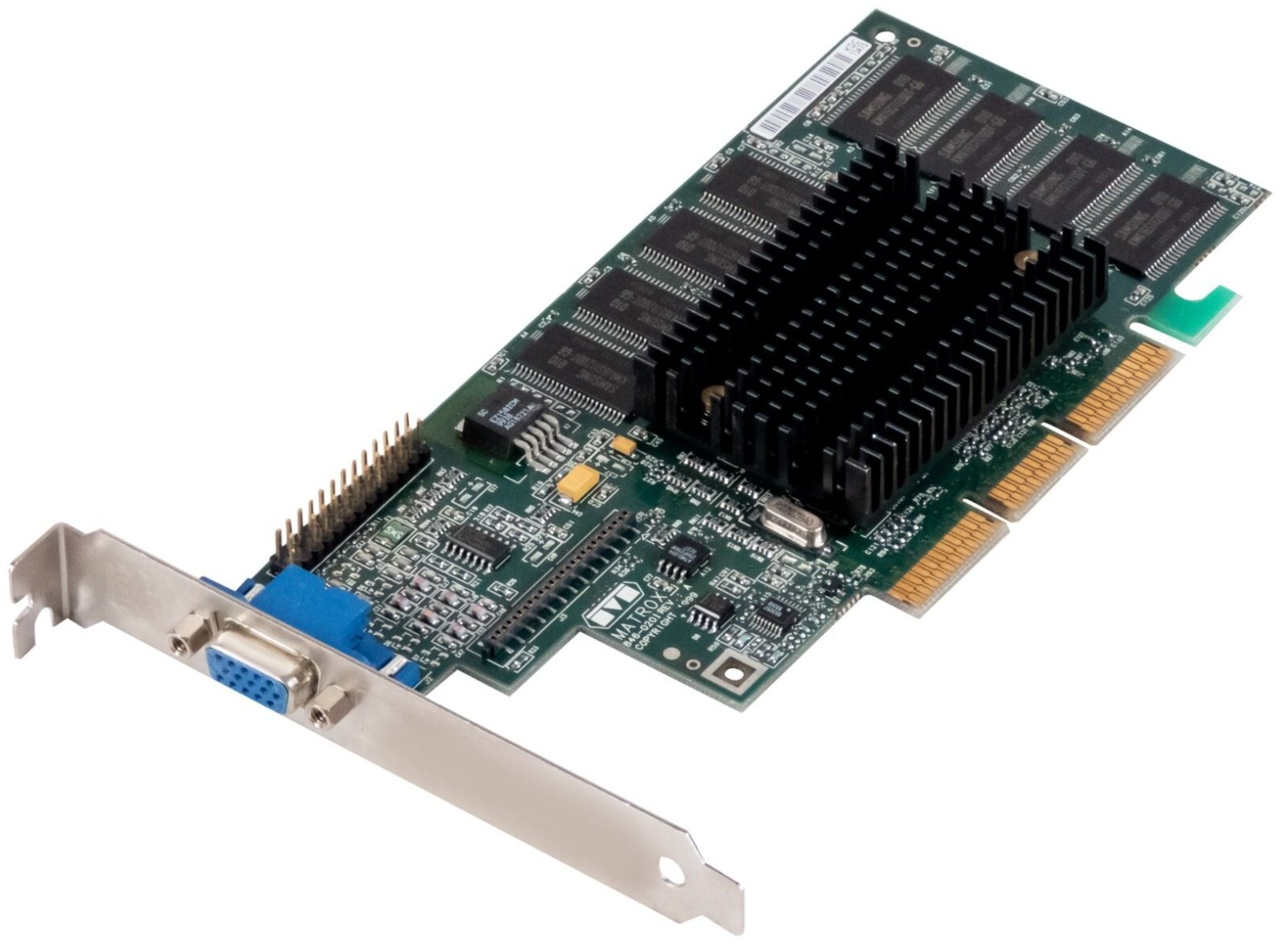 GRAPHICS CARD MATROX MILLENIUM G450 16MB DDR SGRAM G45 + MDHA16D AGP 64-bit