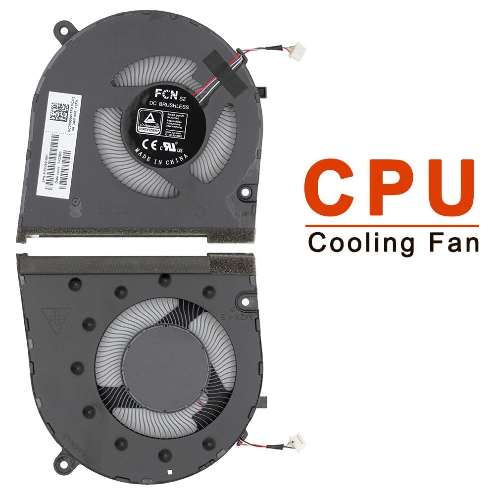 Original CPU GPU Cooling Fan For HP Spectre x360 16-F 16T-F M83462-001 Laptop