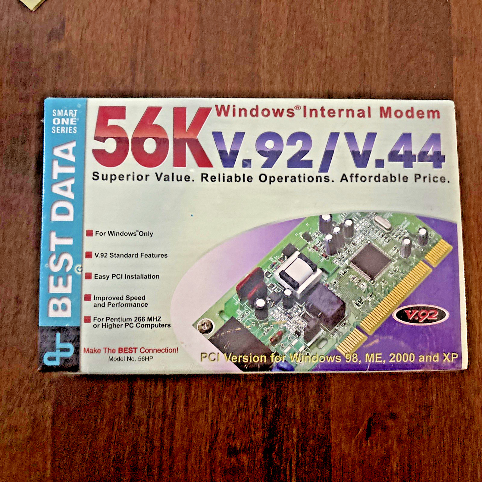 Best Data Windows Only V.92 Internal Modem 56K Model# 56HP New in Box
