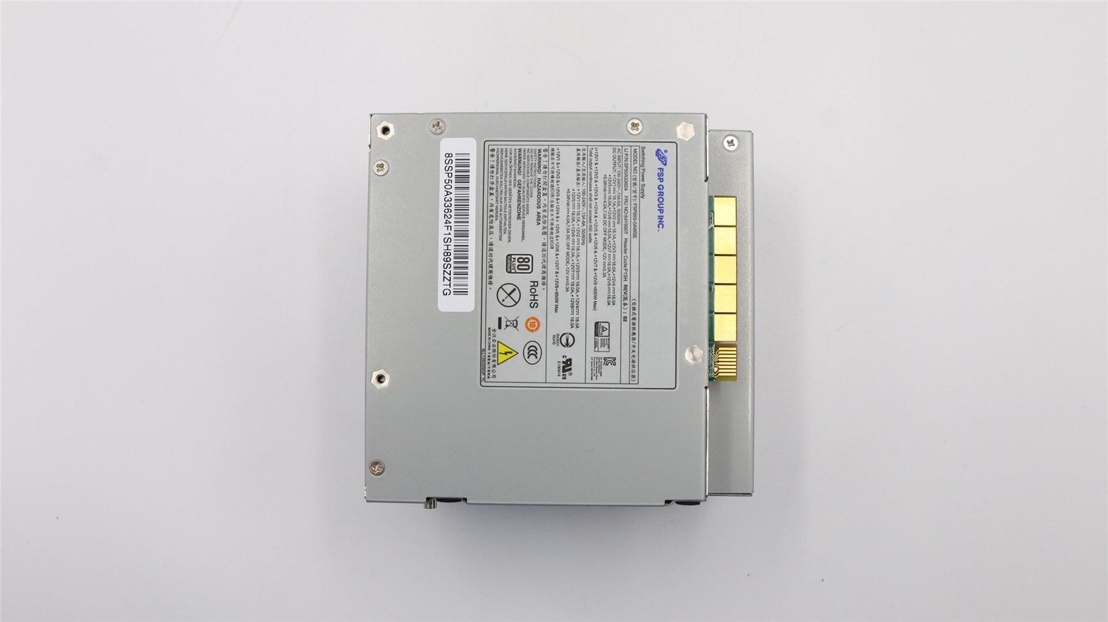 Lenovo ThinkStation P500 P700 P510 P710 Power Supply PSU power 850W 54Y8907