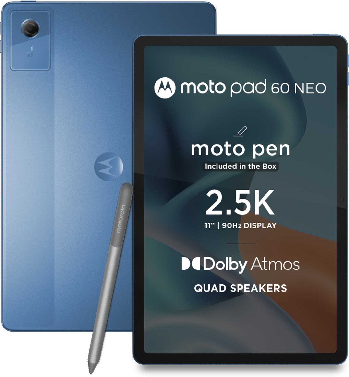MOTOROLA Pad 60 Neo Blue (4GB RAM 128 GB ROM) 11 inch with Wi-Fi Only Tablet .